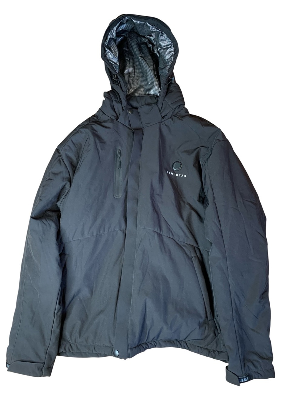 Venustas Heated Jacket Black Size 3XL with Battery Pack